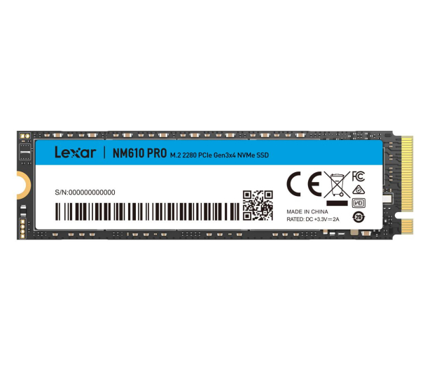 Lexar 2TB M.2 PCIe NVMe NM610 Pro - 1092217 - zdjęcie